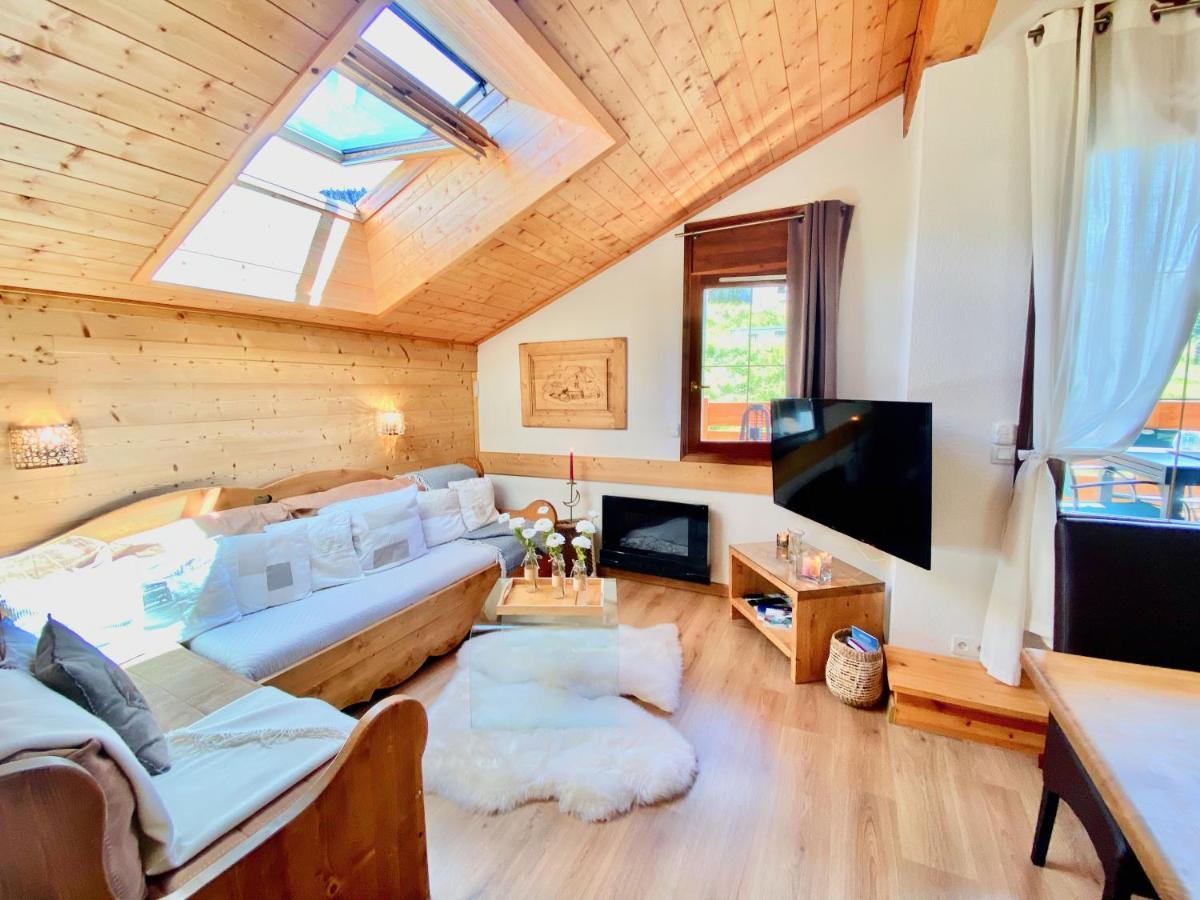Appt 3Ch, Au Pied Des Pistes A La Deco Soignee Lägenhet Flumet Exteriör bild
